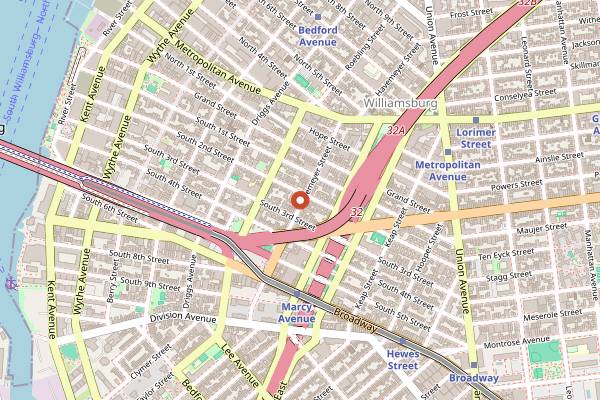 Map showing Titi's Empanadas in Brooklyn