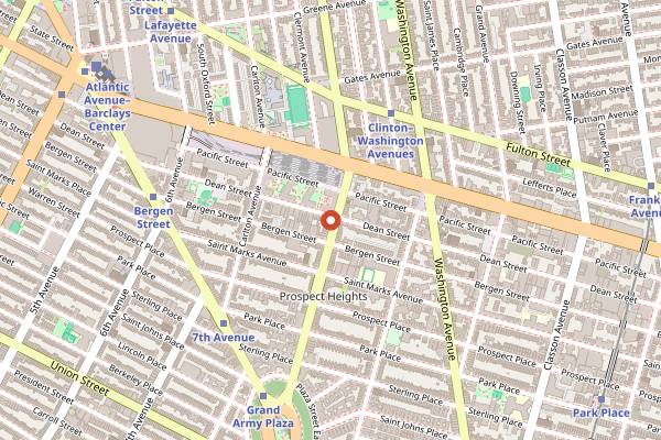 Map showing Alta Calidad in Brooklyn