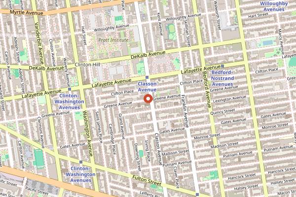 Map showing Speedy Romeo in Brooklyn