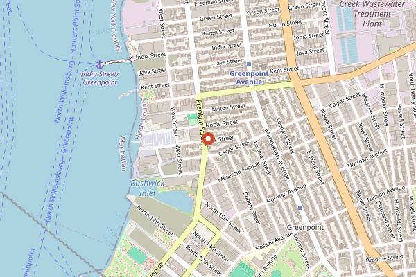 Map showing Taqueria Ramirez in Brooklyn