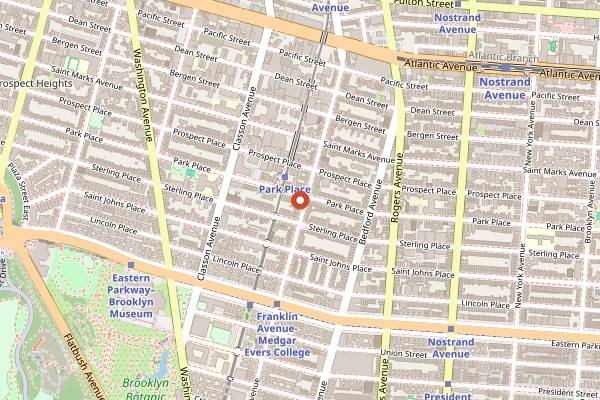Map showing Silver Rice in Brooklyn