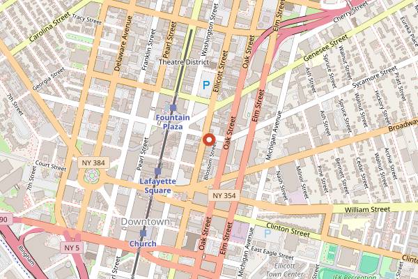 Map showing Big Ditch Brewing Taproom in Buffalo
