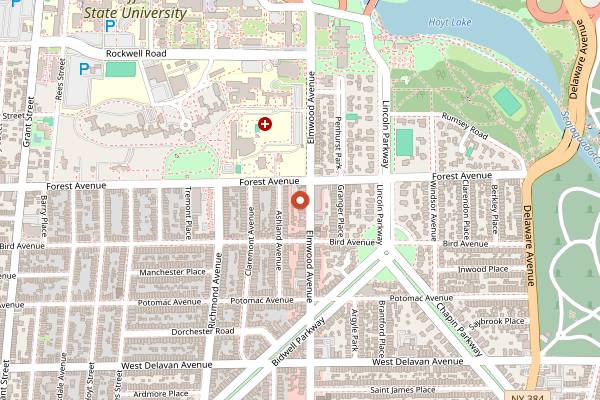 Map showing Cole's (Weekend Brunch) in Buffalo