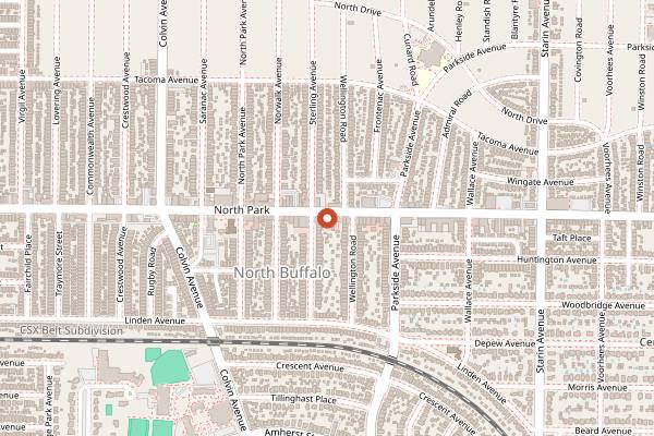Map showing Lloyd Taco Factory in Buffalo