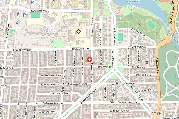 Map showing Tipico Coffee in Buffalo