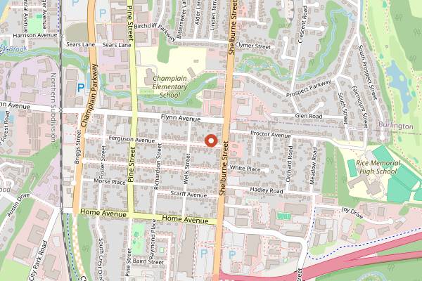 Map showing Citizen Cider Press House in Burlington