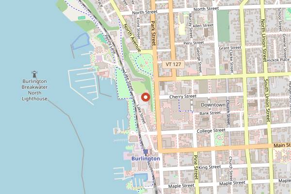 Map showing Foam Brewers in Burlington