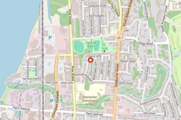 Map showing Cooking with Stephanie in Burlington