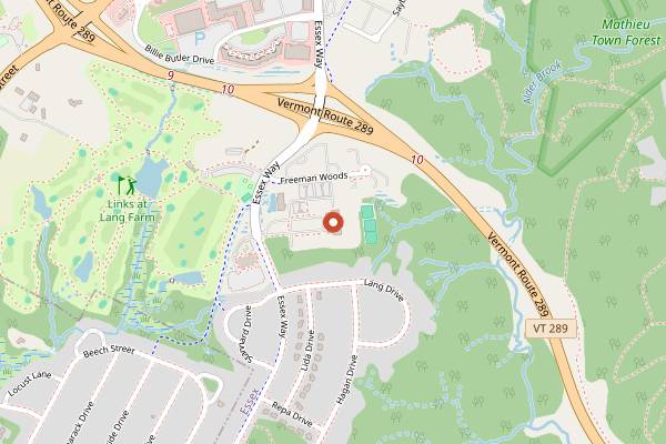 Map showing Cook Academy at The Essex Resort in Burlington