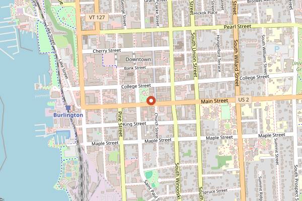 Map showing Gather Round Chef Service in Burlington