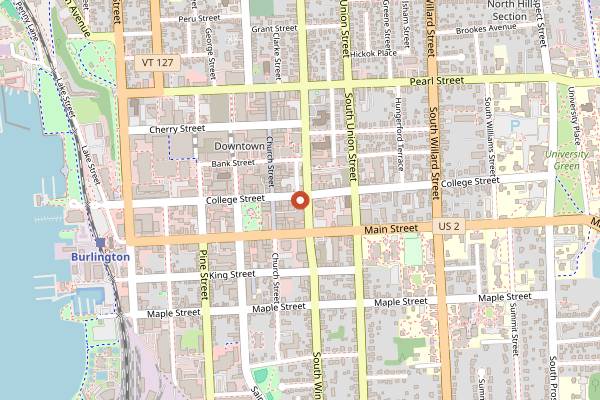 Map showing Zabby & Elf's Stone Soup in Burlington