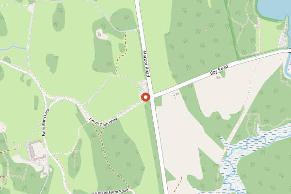 Map showing The Inn at Shelburne Farms in Burlington