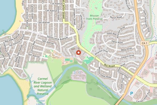 Map showing Taste of Carmel in Carmel-by-the-Sea