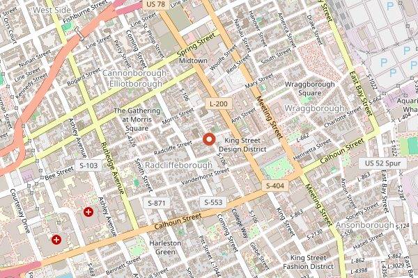 Map showing Roti Rolls in Charleston
