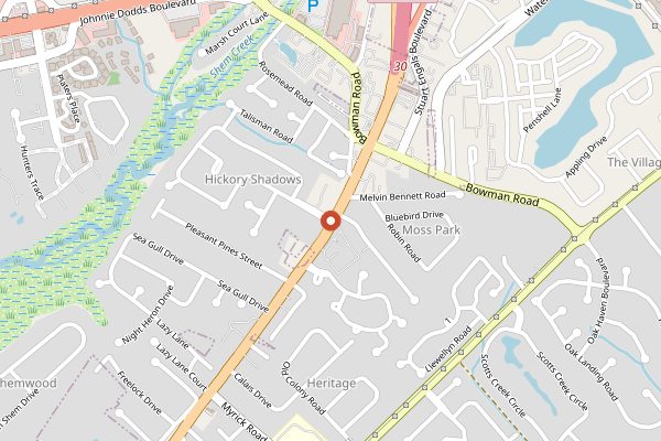 Map showing Cachita's Kitchen in Charleston