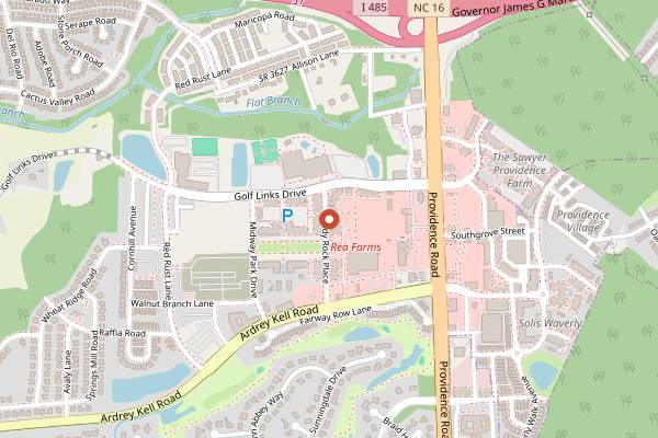 Map showing Little Mama's Italian in Charlotte