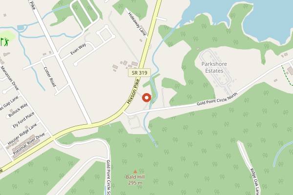 Map showing Hixson Community Farmers' Market in Chattanooga