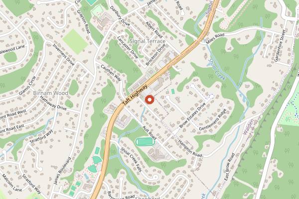 Map showing Signal Mountain Farmers Market in Chattanooga
