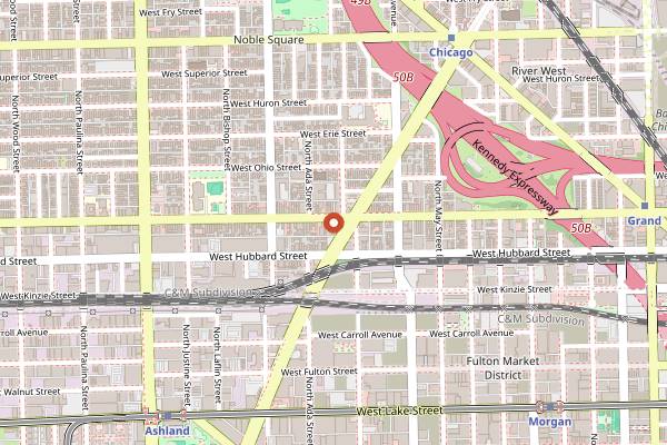 Map showing Coalfire in Chicago