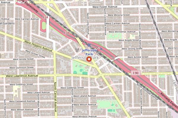 Map showing Westons Coffee & Tap Co. in Chicago