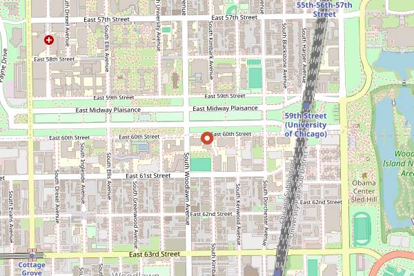 Map showing Truth Be Told in Chicago