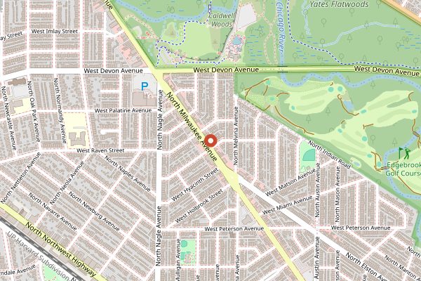 Map showing Amitabul in Chicago