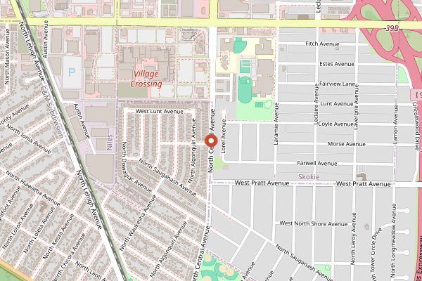 Map showing Shallots Bistro in Chicago