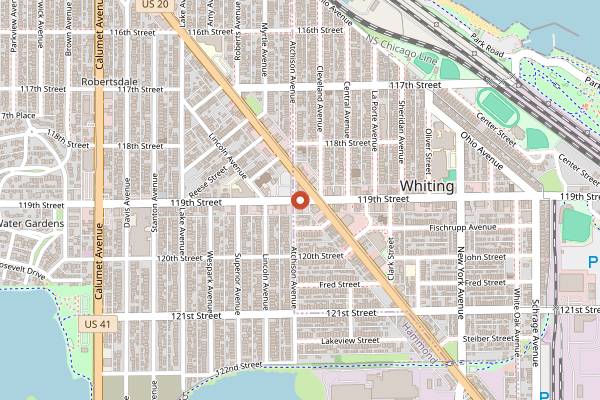 Map showing where the festival is in Chicago