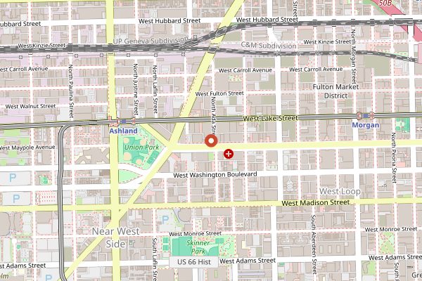 Map showing Elske in Chicago