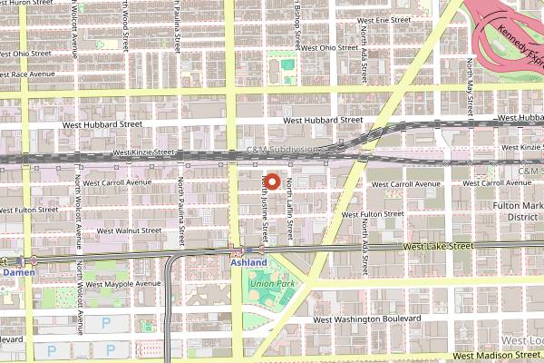 Map showing Maxwells Trading in Chicago