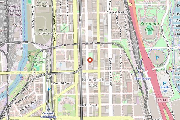 Map showing Oliver’s in Chicago