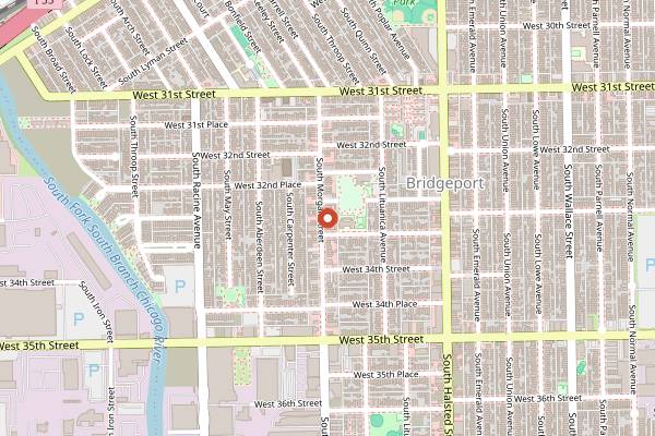 Map showing Charis Listening Bar in Chicago