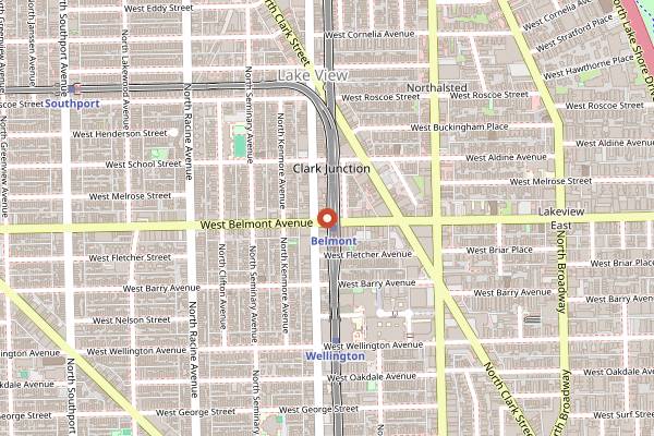 Map showing Decibel in Chicago