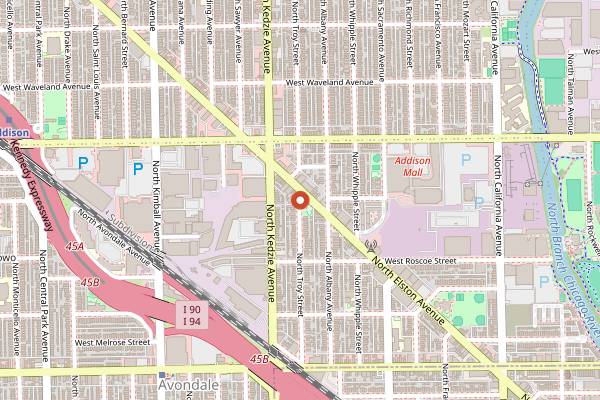 Map showing Parachute HiFi in Chicago