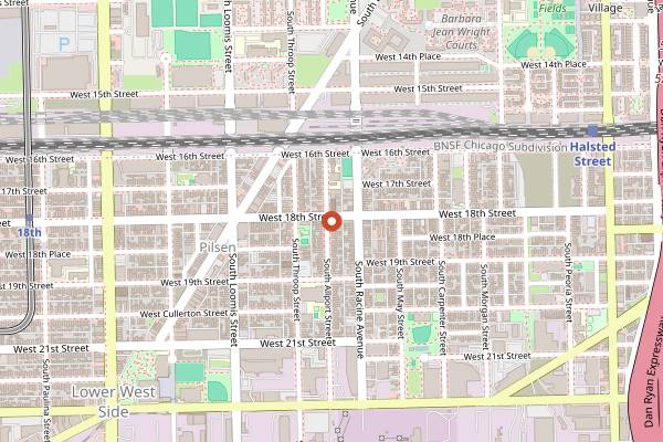 Map showing Punch House in Chicago