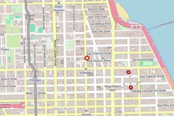 Map showing Alpana in Chicago