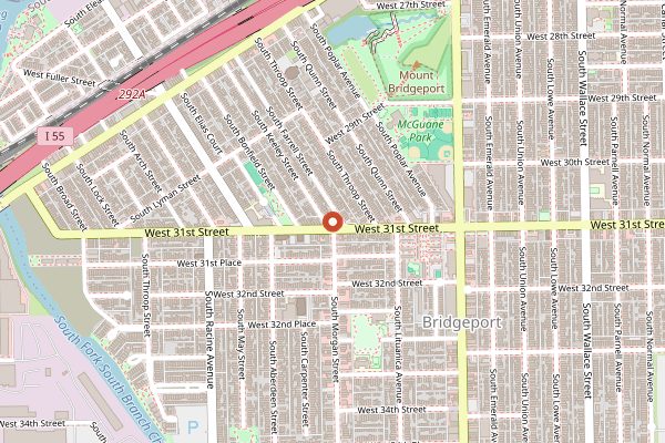 Map showing Maria's Packaged Goods & Community Bar in Chicago