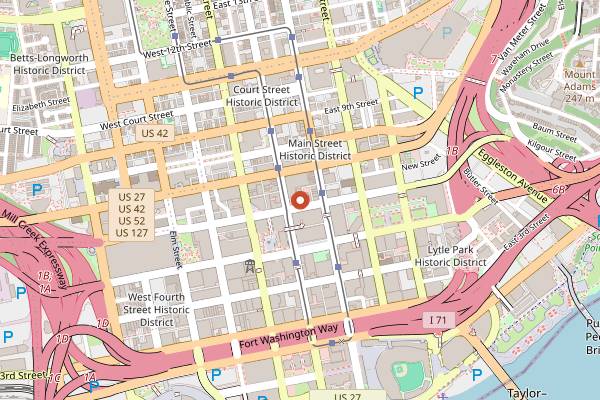 Map showing Sotto in Cincinnati