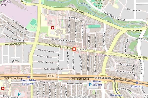 Map showing Big Al's Diner in Cleveland