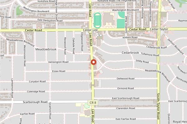 Map showing Stone Oven Bakery Cafe Lee in Cleveland