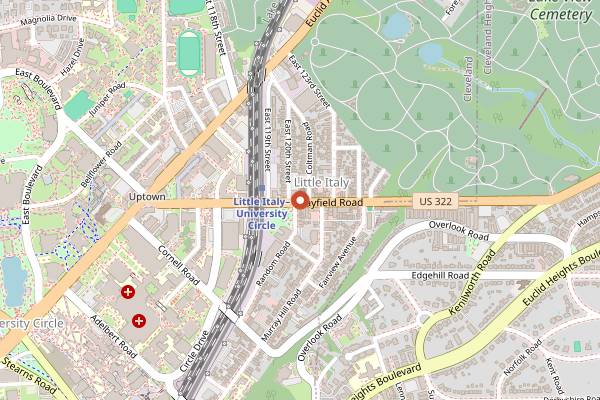 Map of Feast of the Assumption