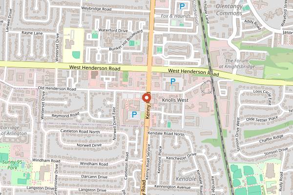 Map showing Belle's Bread Japanese Bakery in Columbus