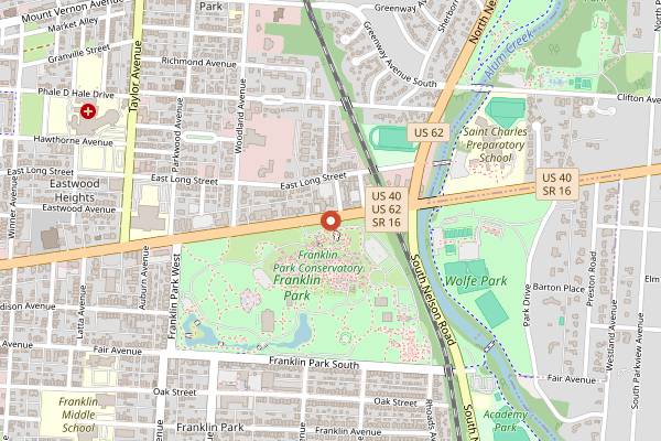 Map showing Asian Festival in Columbus