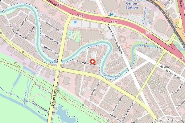 Map showing Peticolas Brewing Company in Dallas