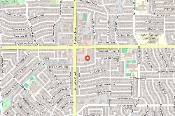 Map showing Vector Brewing in Dallas