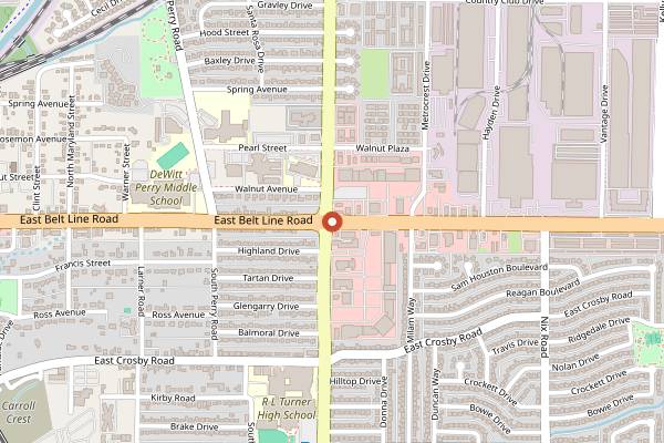 Map showing Cozymeal - Craft French Chocolate Cake in Dallas