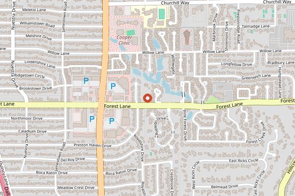 Map showing Cozymeal - A Night in Paris in Dallas