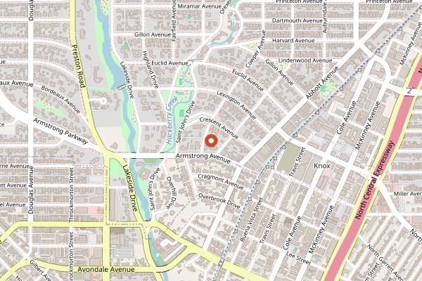 Map showing Cozymeal - Pies From Scratch in Dallas