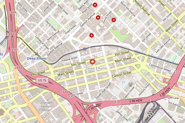 Map showing Mozzarella Company Cheese Making Class in Dallas