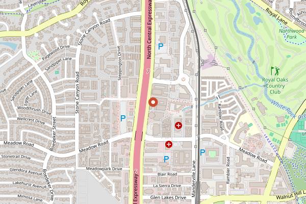 Map showing Sur La Table (Preston Royal) in Dallas